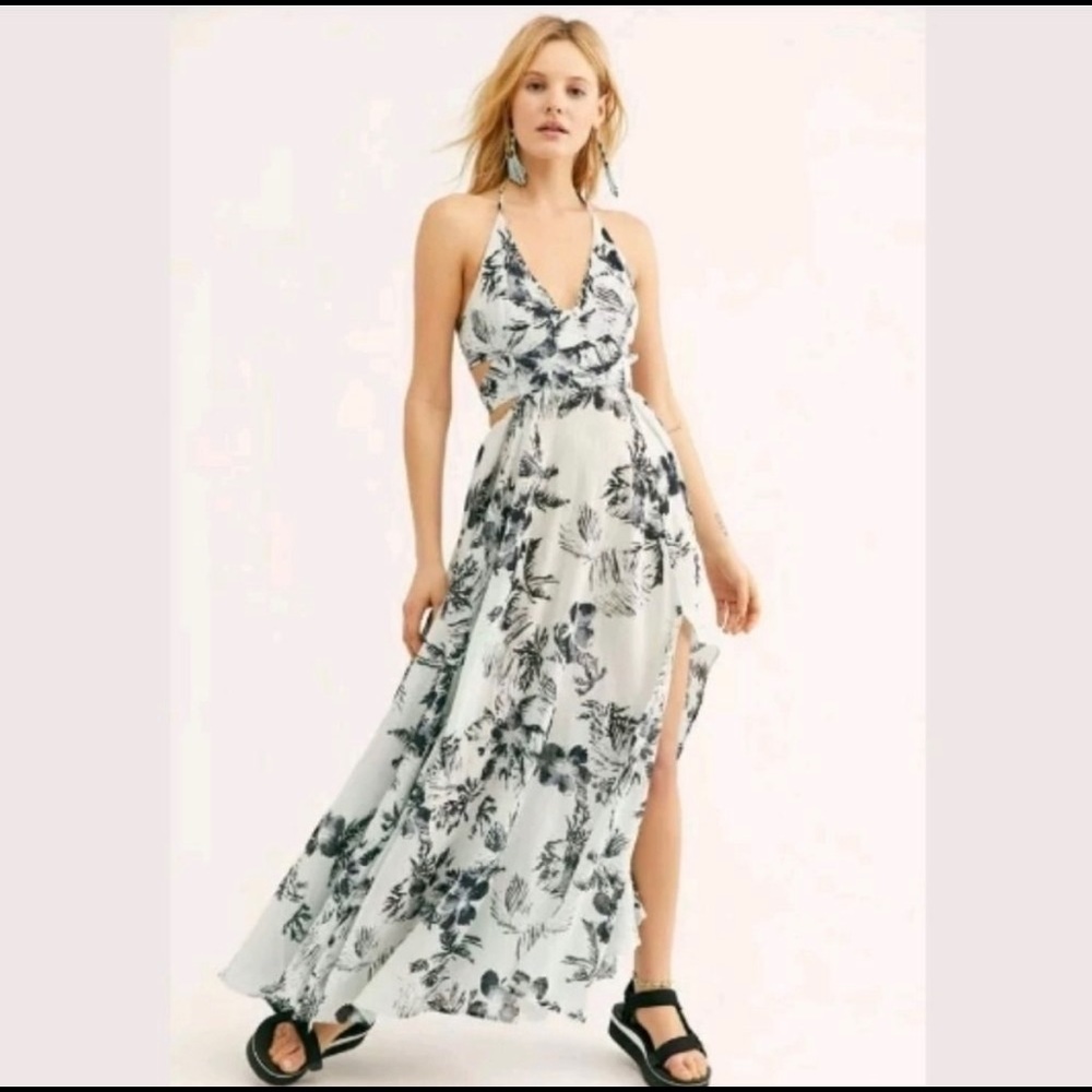 Lille printed maxi dress